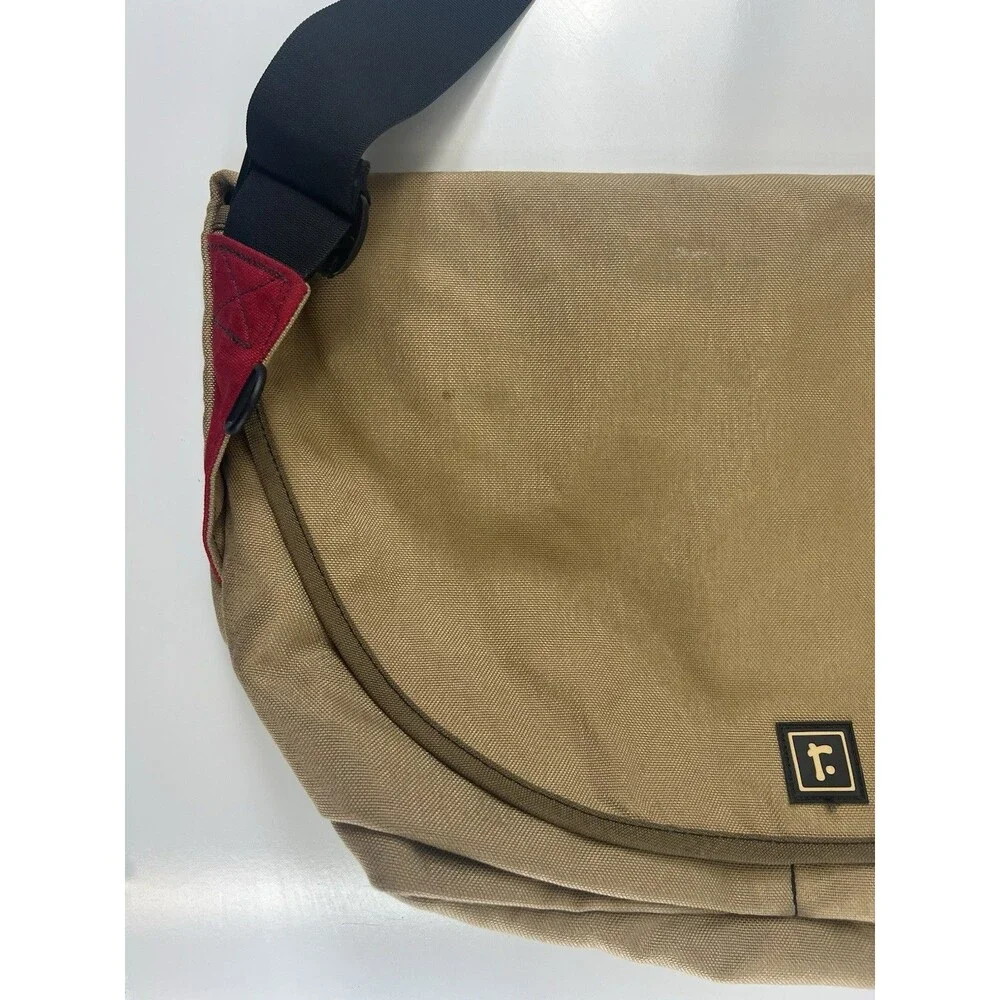 Rickshaw Bagworks Messenger Bag Laptop Canvas Tote Bag USA Adjustable Strap